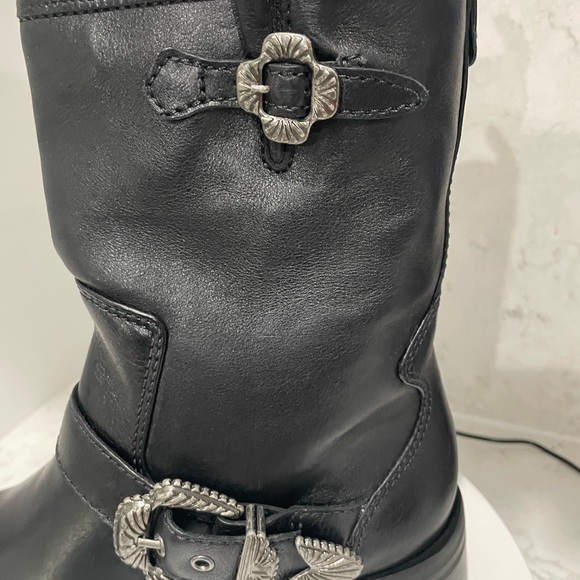 New! Larroude Hardy Moto‎ Leather Boots Sz 8 $450 - Picture 10 of 14